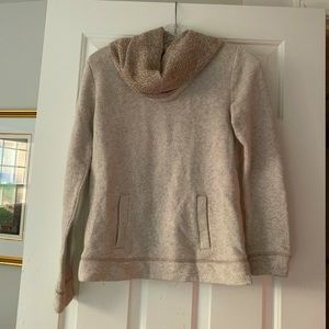 J.Crew cowl neck tan sweatshirt